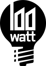 Logo 100watt - zwart (1)